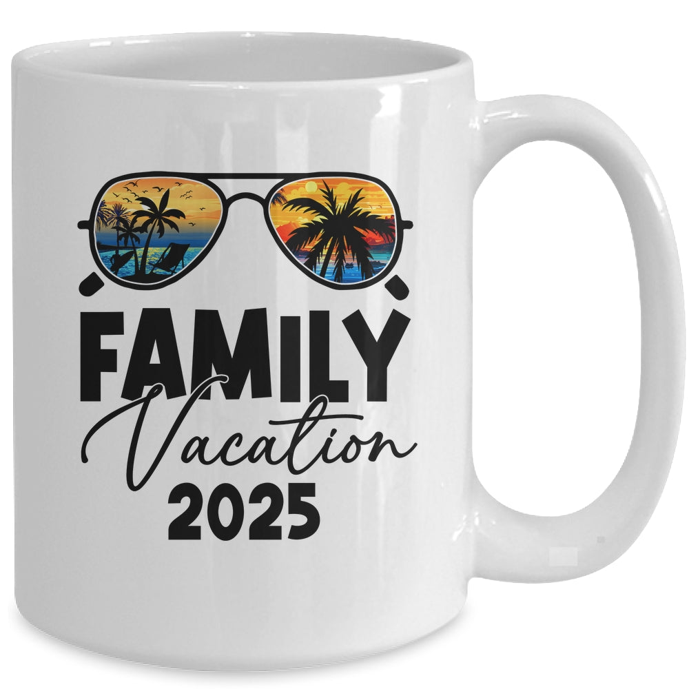 Family Vacation 2025 Beach Summer Family Together Vacation Mug | siriusteestore