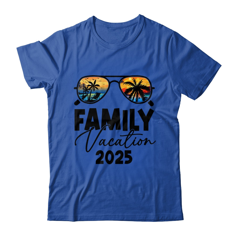 Family Vacation 2025 Beach Summer Family Together Vacation Shirt & Tank Top | siriusteestore