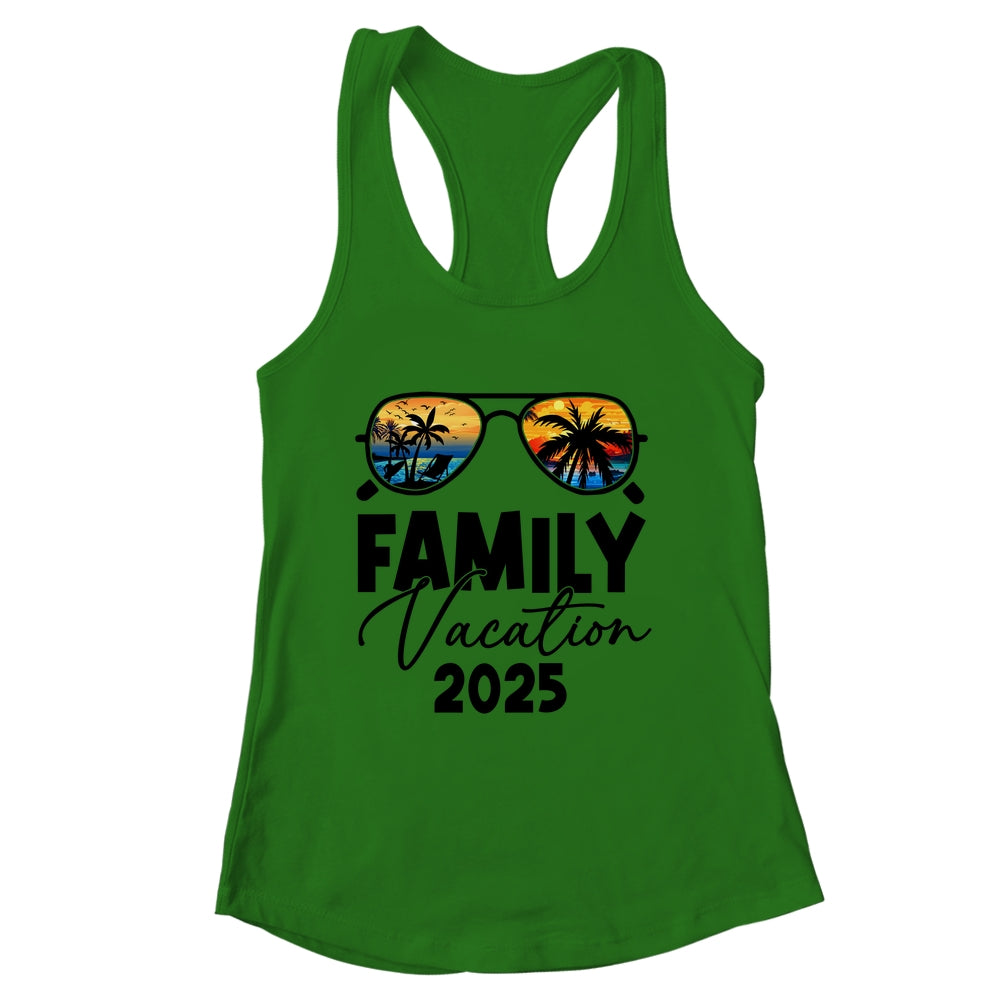 Family Vacation 2025 Beach Summer Family Together Vacation Shirt & Tank Top | siriusteestore