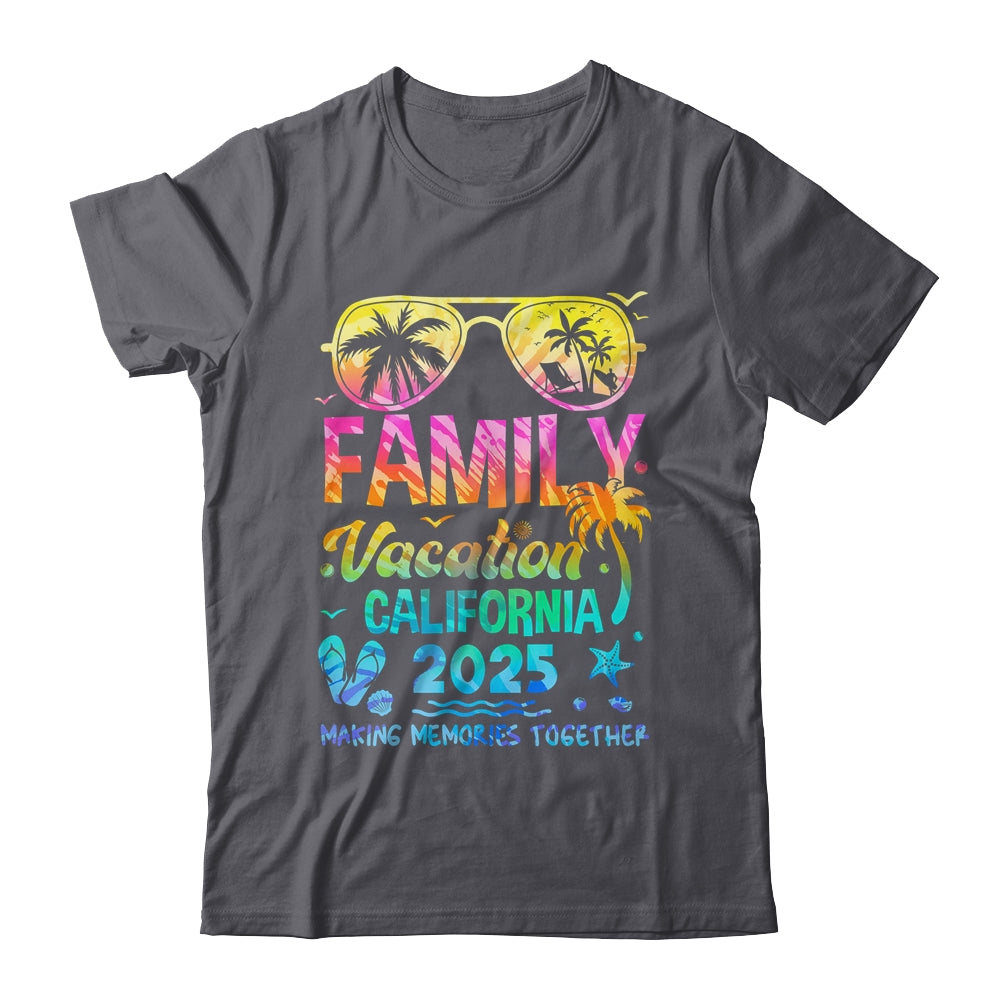 Family Vacation 2025 California Matching Memories Together Shirt & Tank Top | siriusteestore
