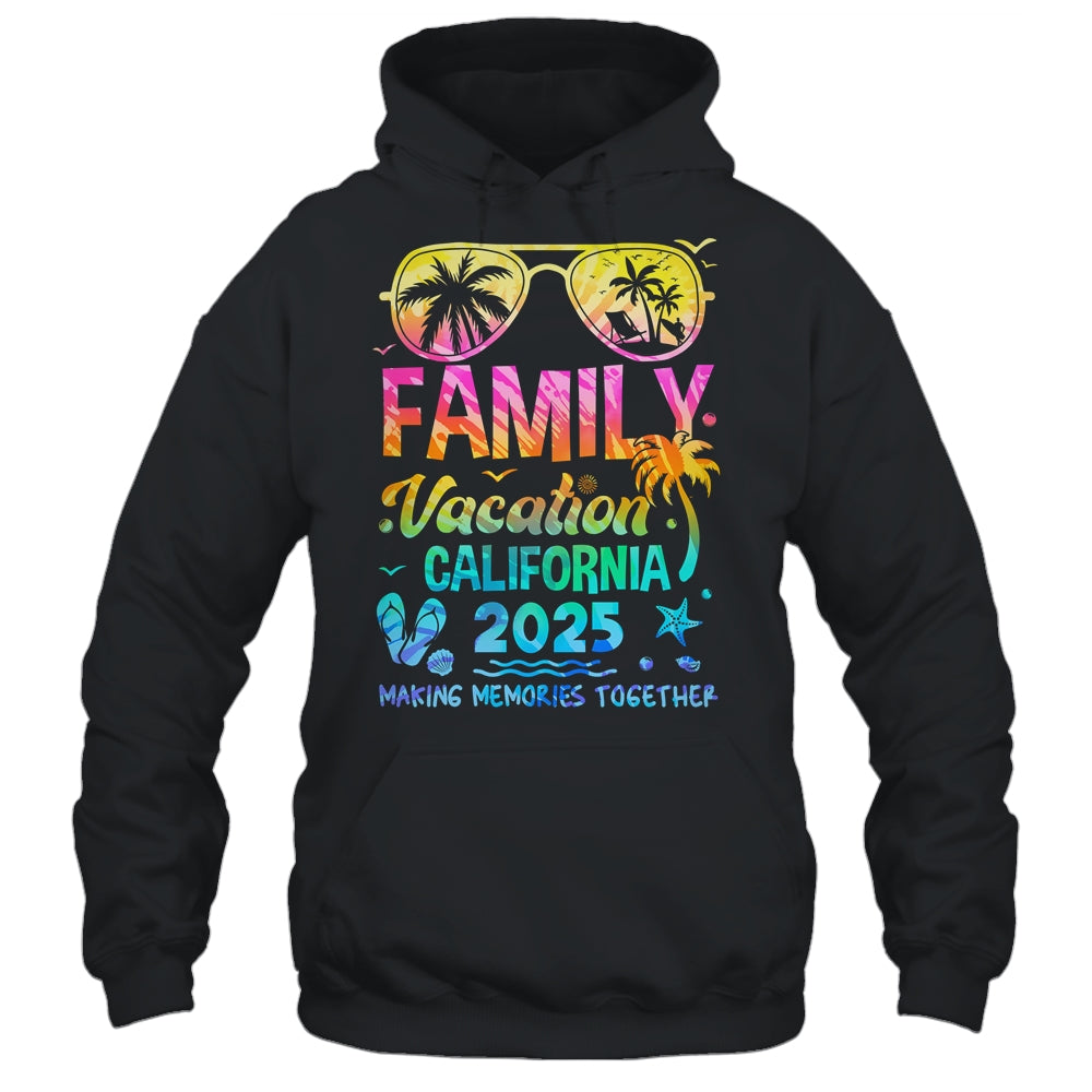 Family Vacation 2025 California Matching Memories Together Shirt & Tank Top | siriusteestore