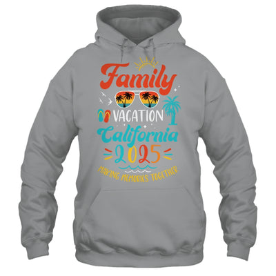 Family Vacation 2025 California Matching Summer Vacation Shirt & Tank Top | siriusteestore