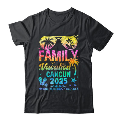 Family Vacation 2025 Cancun Matching Memories Together Shirt & Tank Top | siriusteestore
