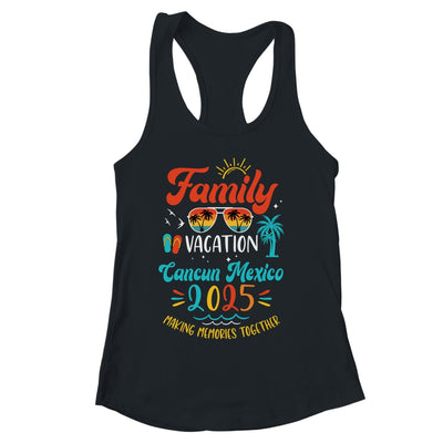 Family Vacation 2025 Cancun Mexico Matching Summer Vacation Shirt & Tank Top | siriusteestore