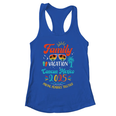 Family Vacation 2025 Cancun Mexico Matching Summer Vacation Shirt & Tank Top | siriusteestore