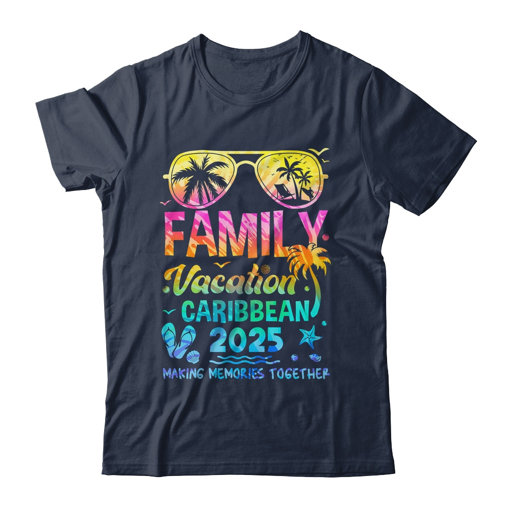 Family Vacation 2025 Caribbean Matching Memories Together Shirt & Tank Top | siriusteestore