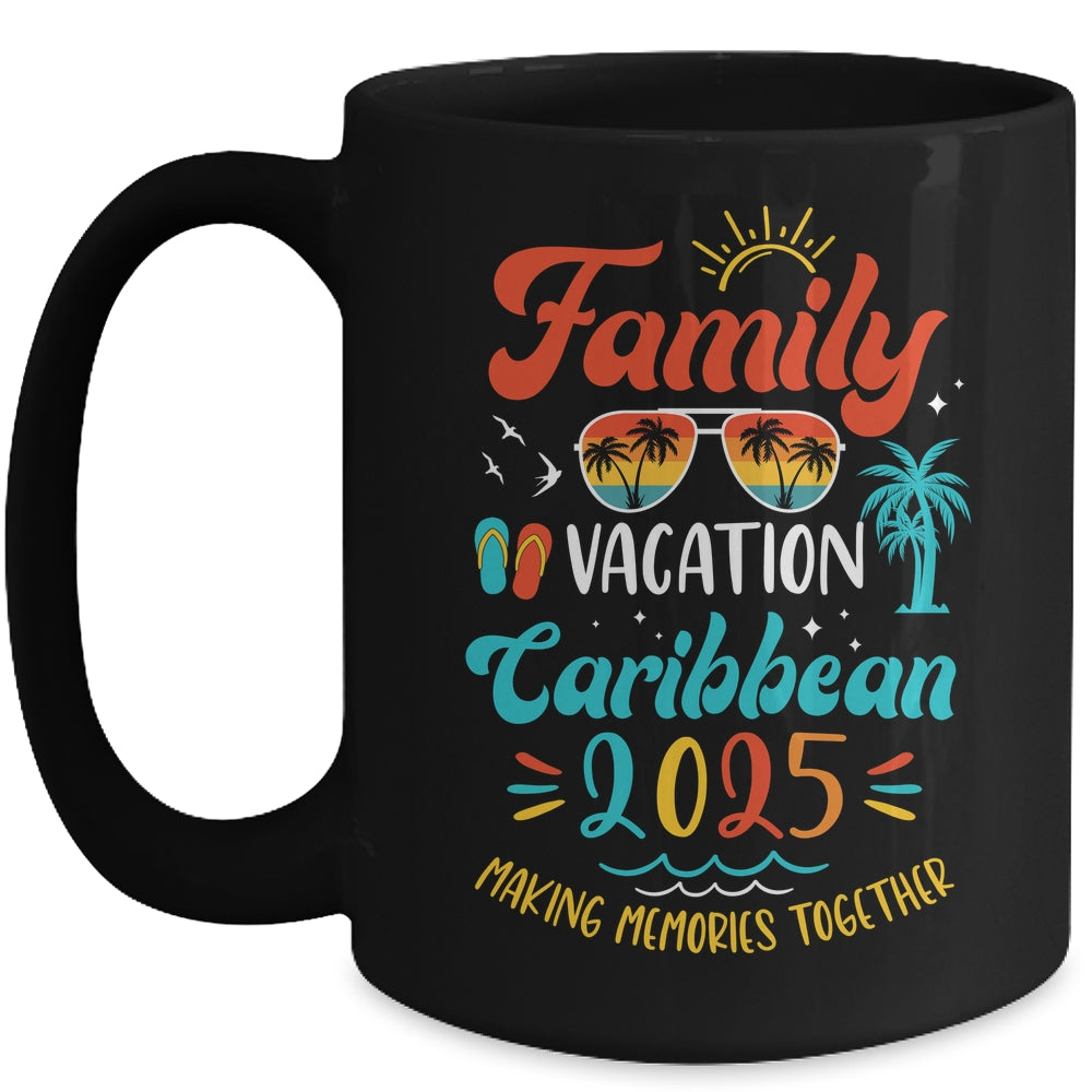 Family Vacation 2025 Caribbean Matching Summer Vacation Mug | siriusteestore