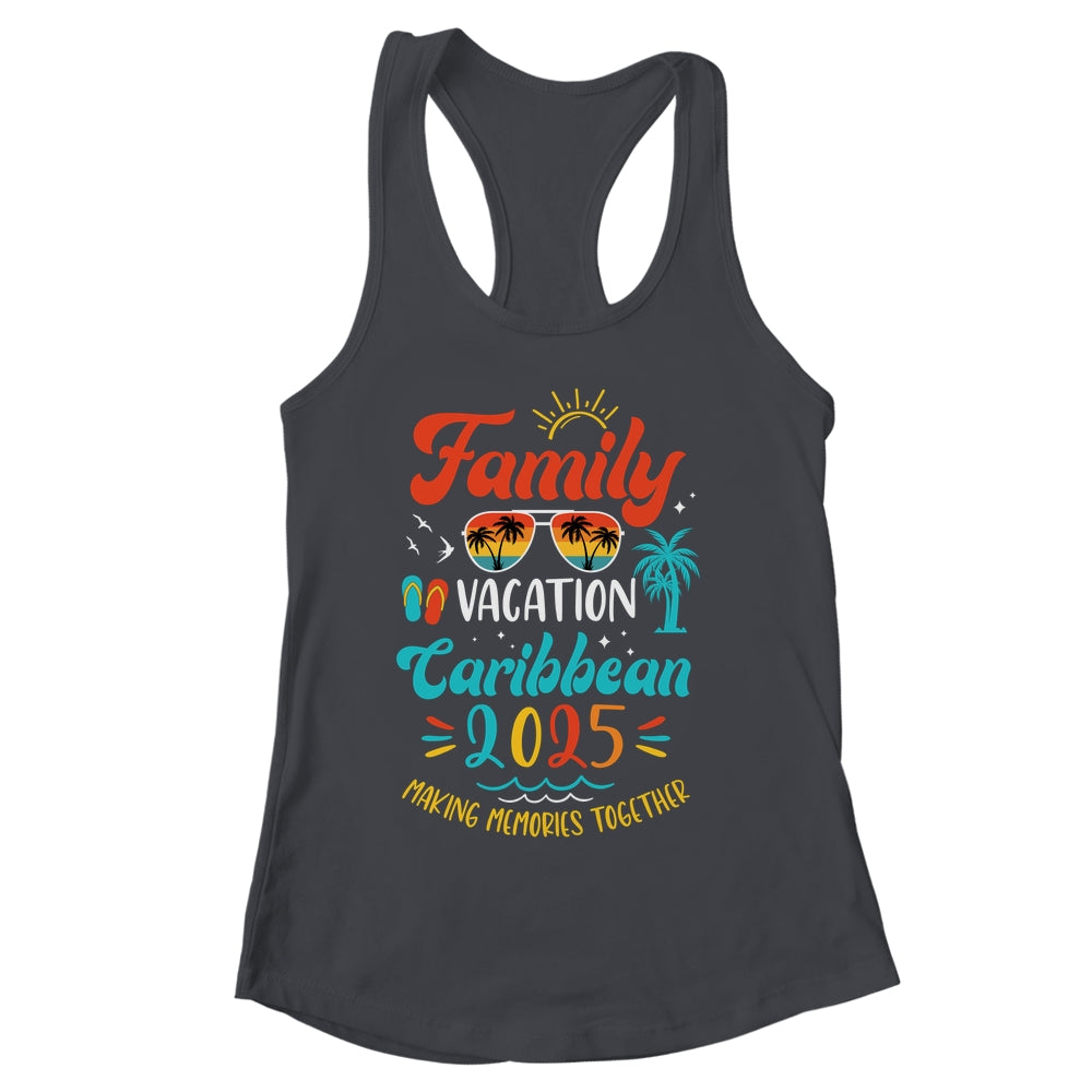 Family Vacation 2025 Caribbean Matching Summer Vacation Shirt & Tank Top | siriusteestore