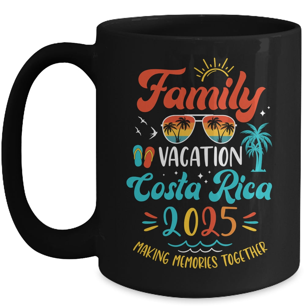 Family Vacation 2025 Costa Rica Matching Summer Vacation Mug | siriusteestore