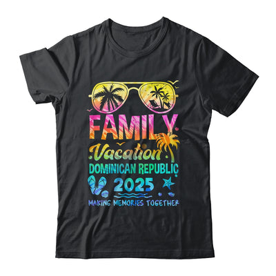 Family Vacation 2025 Dominican Republic Matching Memories Together Shirt & Tank Top | siriusteestore