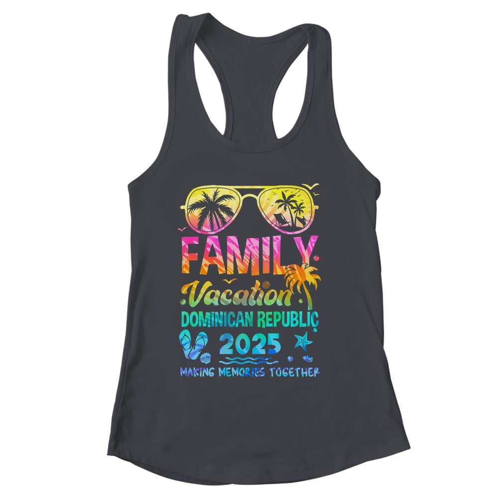 Family Vacation 2025 Dominican Republic Matching Memories Together Shirt & Tank Top | siriusteestore
