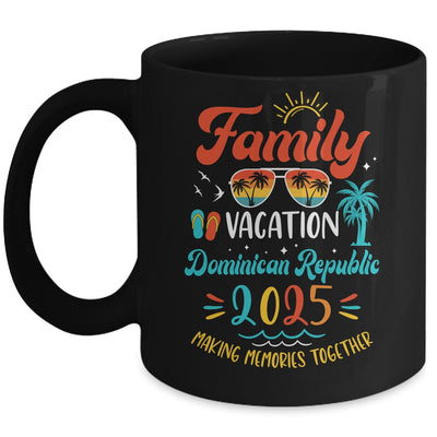 Family Vacation 2025 Dominican Republic Matching Summer Mug | siriusteestore