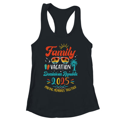 Family Vacation 2025 Dominican Republic Matching Summer Shirt & Tank Top | siriusteestore