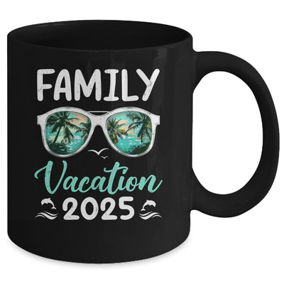 Family Vacation 2025 Family Group Matching Summer Beach Trip Mug | siriusteestore