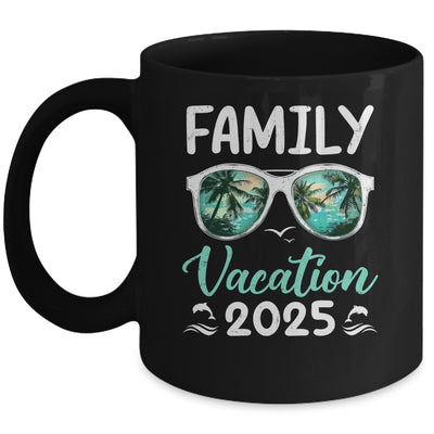 Family Vacation 2025 Family Group Matching Summer Beach Trip Mug | siriusteestore