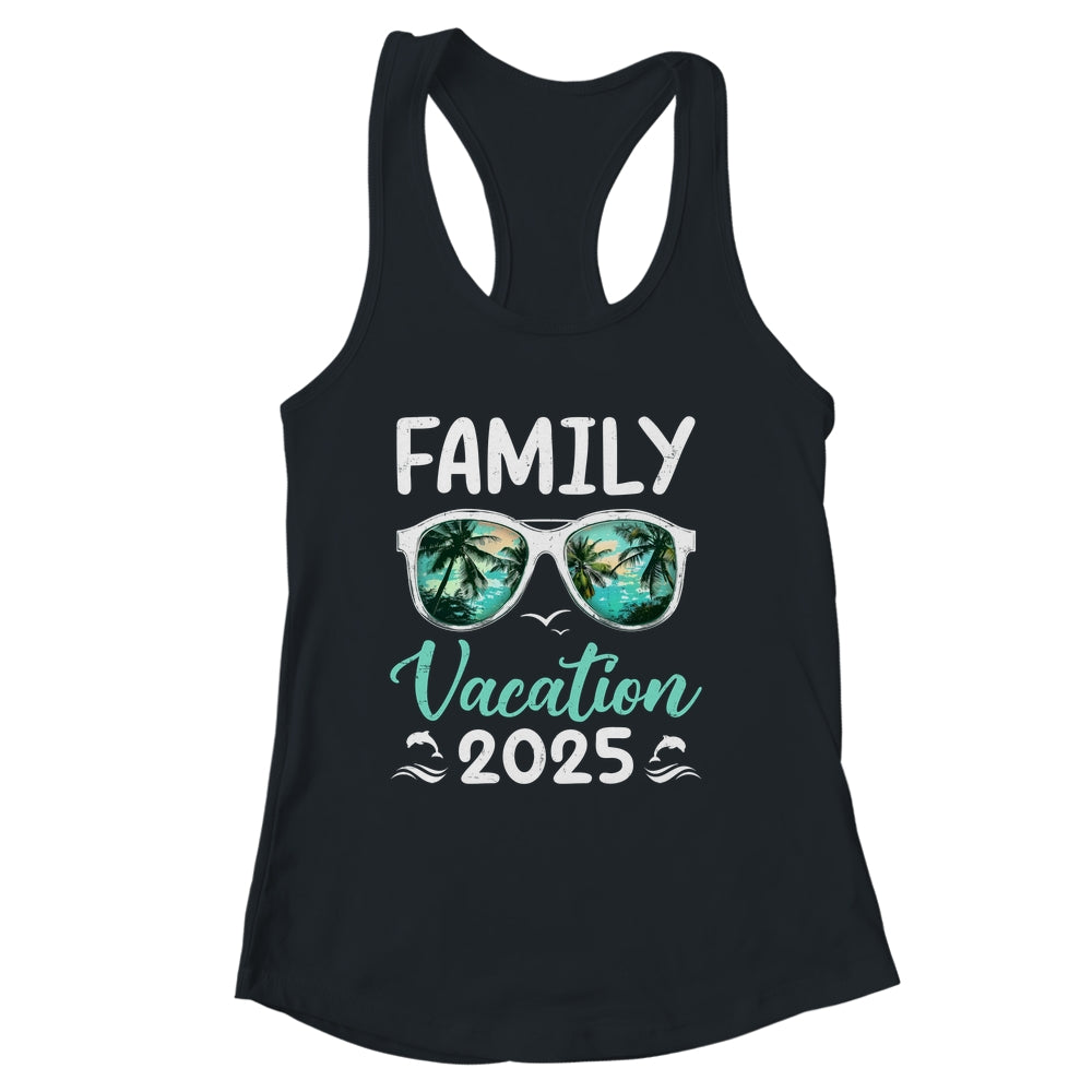 Family Vacation 2025 Family Group Matching Summer Beach Trip Shirt & Tank Top | siriusteestore