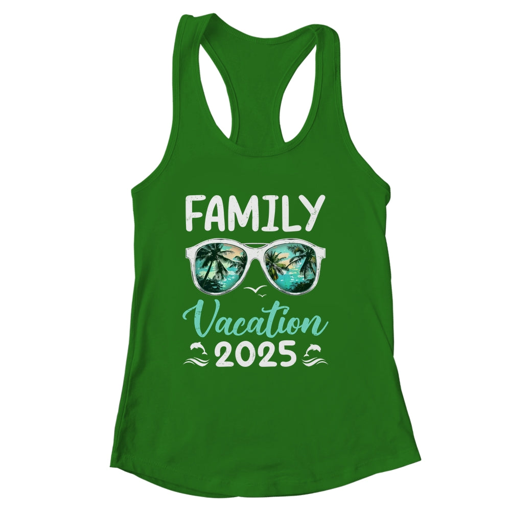 Family Vacation 2025 Family Group Matching Summer Beach Trip Shirt & Tank Top | siriusteestore