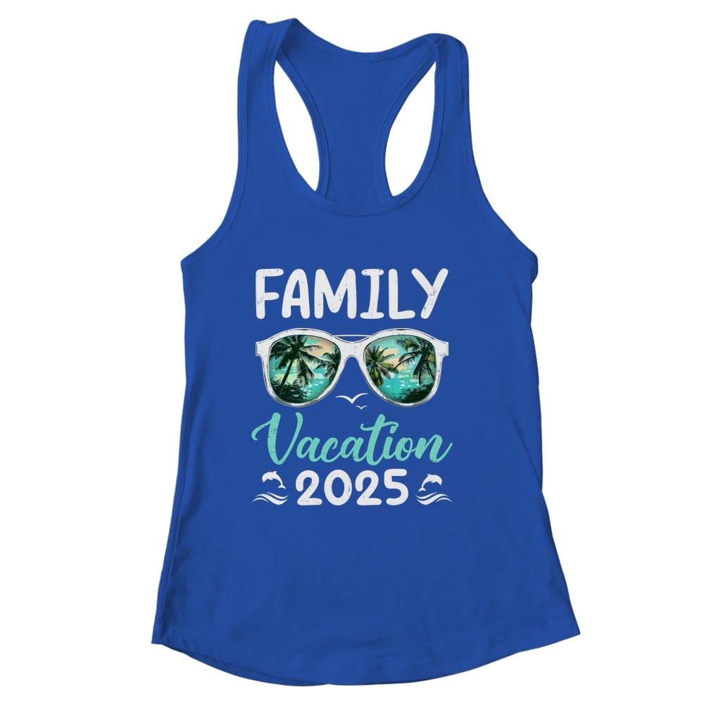 Family Vacation 2025 Family Group Matching Summer Beach Trip Shirt & Tank Top | siriusteestore