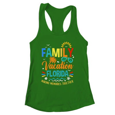 Family Vacation 2025 Florida Making Memories Together Shirt & Tank Top | siriusteestore