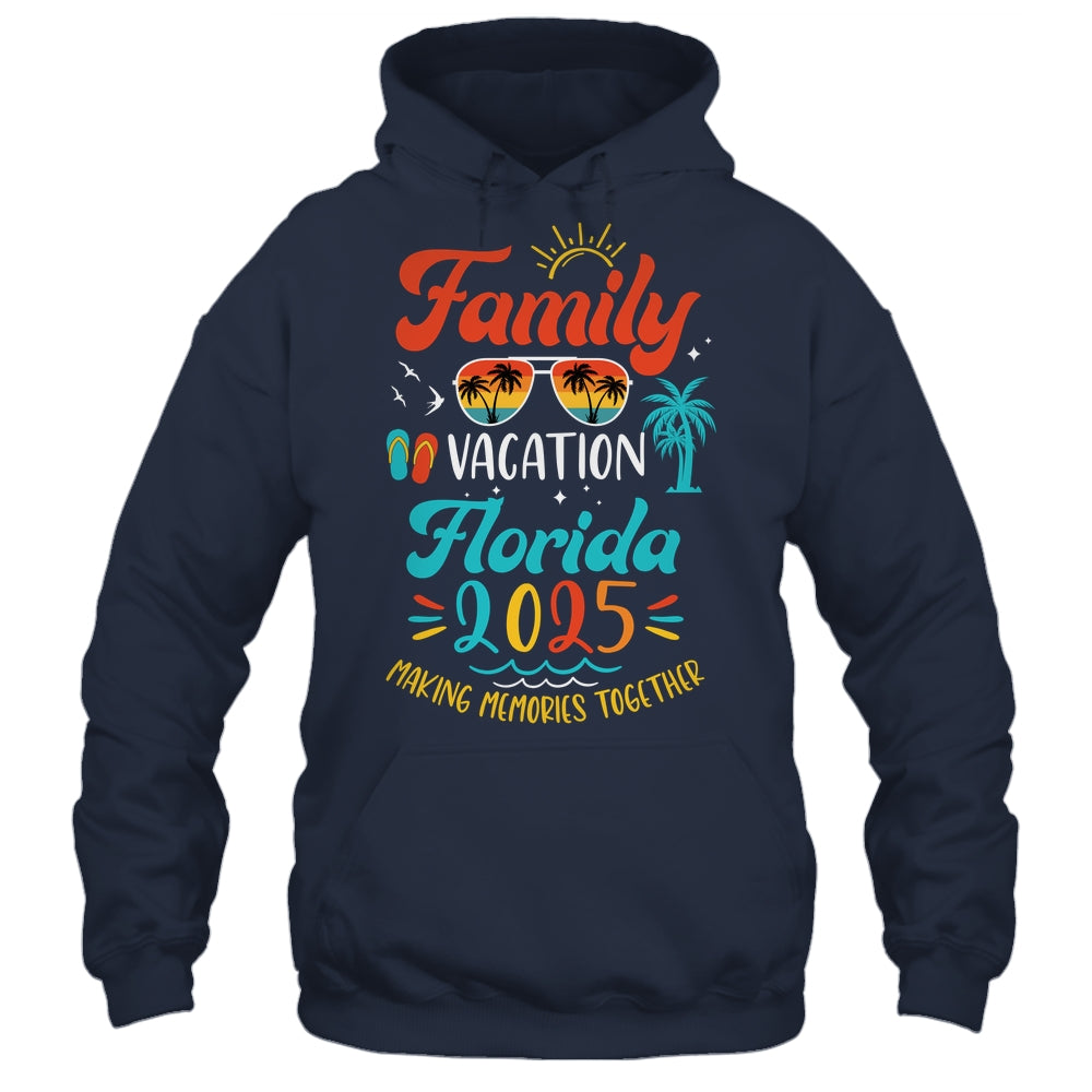 Family Vacation 2025 Florida Matching Summer Vacation Shirt & Tank Top | siriusteestore