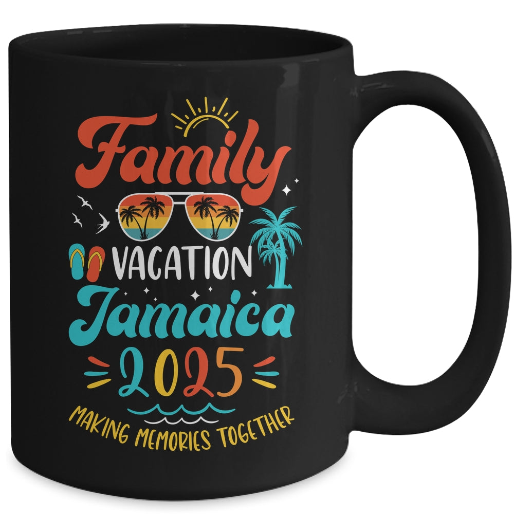Family Vacation 2025 Jamaica Matching Summer Vacation Mug | siriusteestore