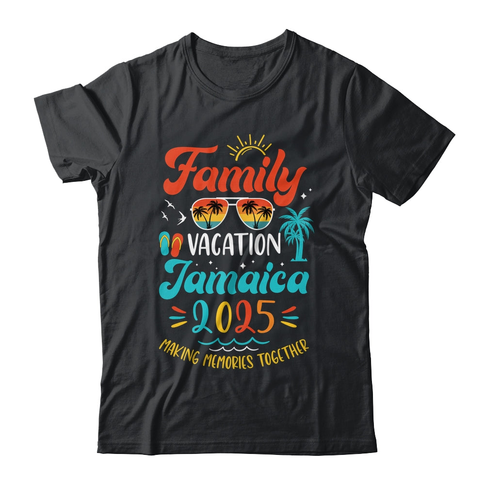 Family Vacation 2025 Jamaica Matching Summer Vacation Shirt & Tank Top | siriusteestore