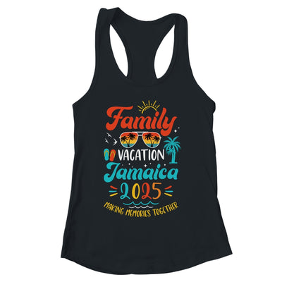 Family Vacation 2025 Jamaica Matching Summer Vacation Shirt & Tank Top | siriusteestore