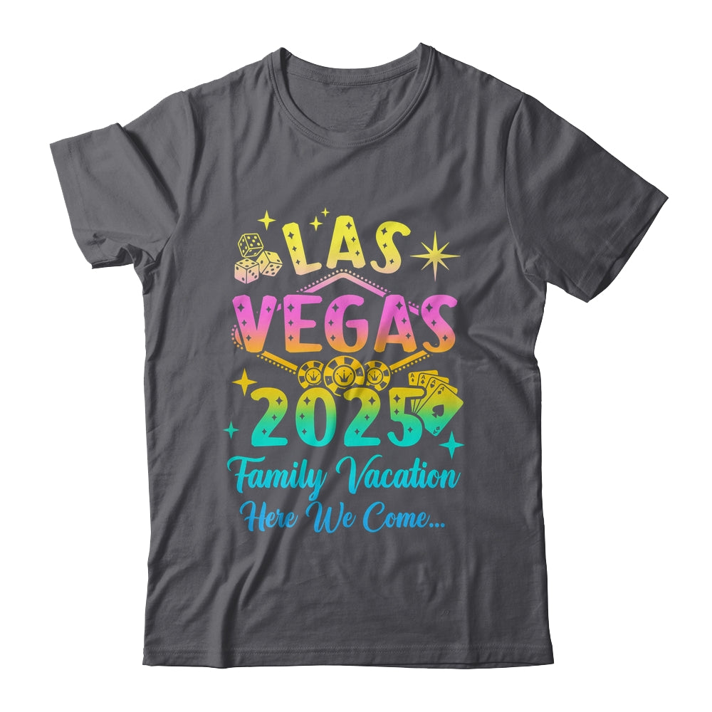 Family Vacation 2025 Las Vegas Matching Family Trip Group Shirt & Tank Top | siriusteestore