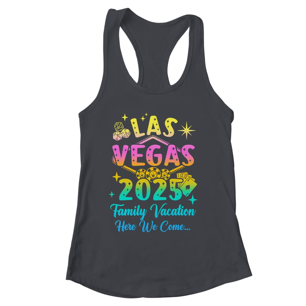 Family Vacation 2025 Las Vegas Matching Family Trip Group Shirt & Tank Top | siriusteestore