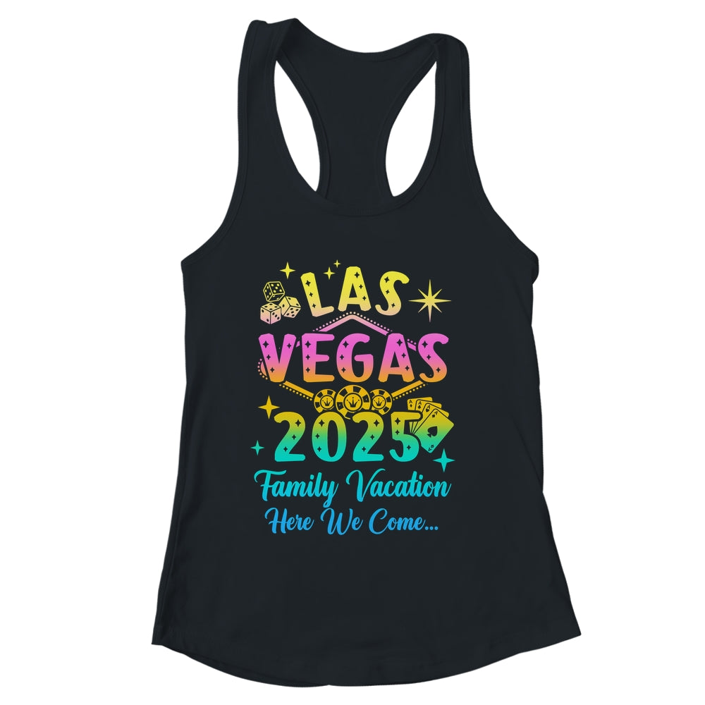 Family Vacation 2025 Las Vegas Matching Family Trip Group Shirt & Tank Top | siriusteestore