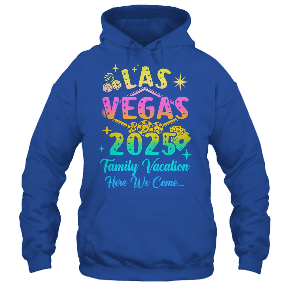 Family Vacation 2025 Las Vegas Matching Family Trip Group Shirt & Tank Top | siriusteestore