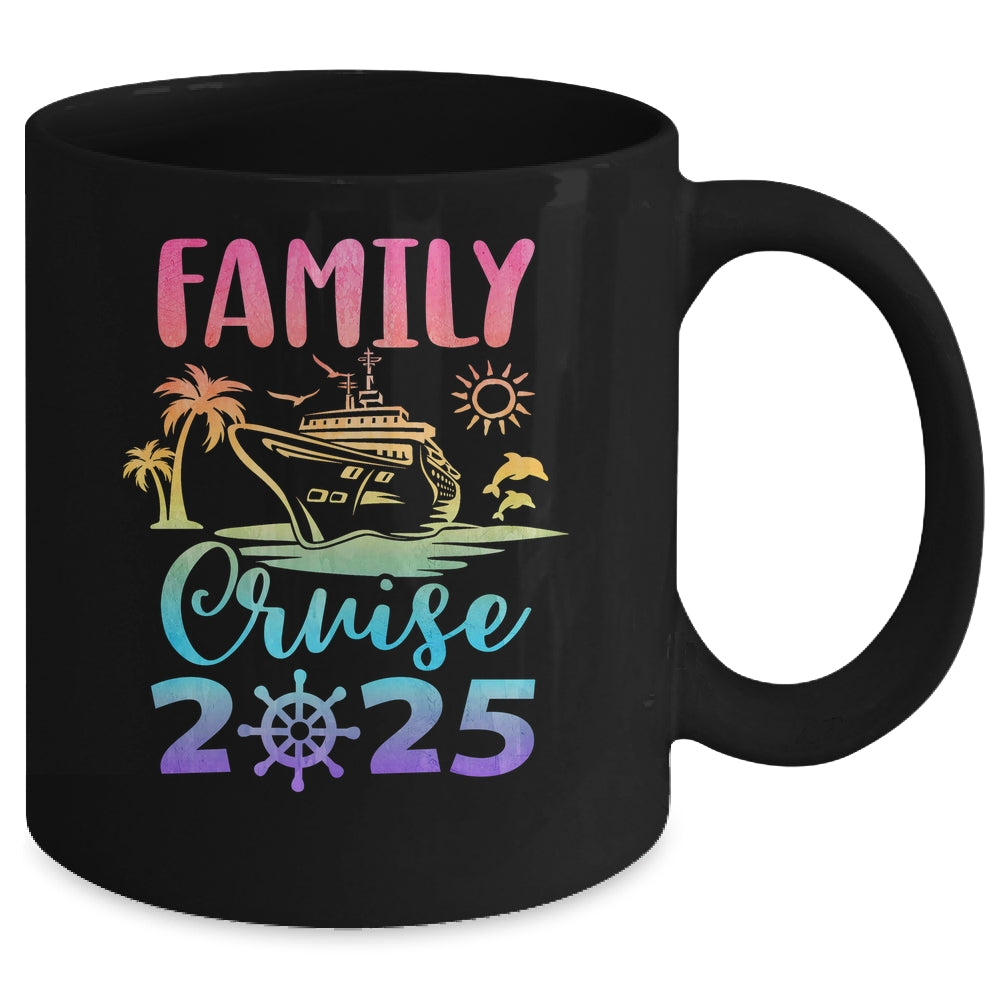 Family Vacation 2025 Making Memories Together Family Cruise Mug | siriusteestore