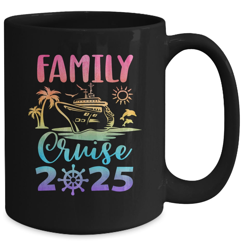 Family Vacation 2025 Making Memories Together Family Cruise Mug | siriusteestore