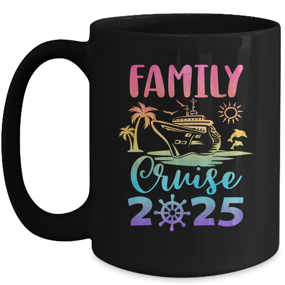 Family Vacation 2025 Making Memories Together Family Cruise Mug | siriusteestore
