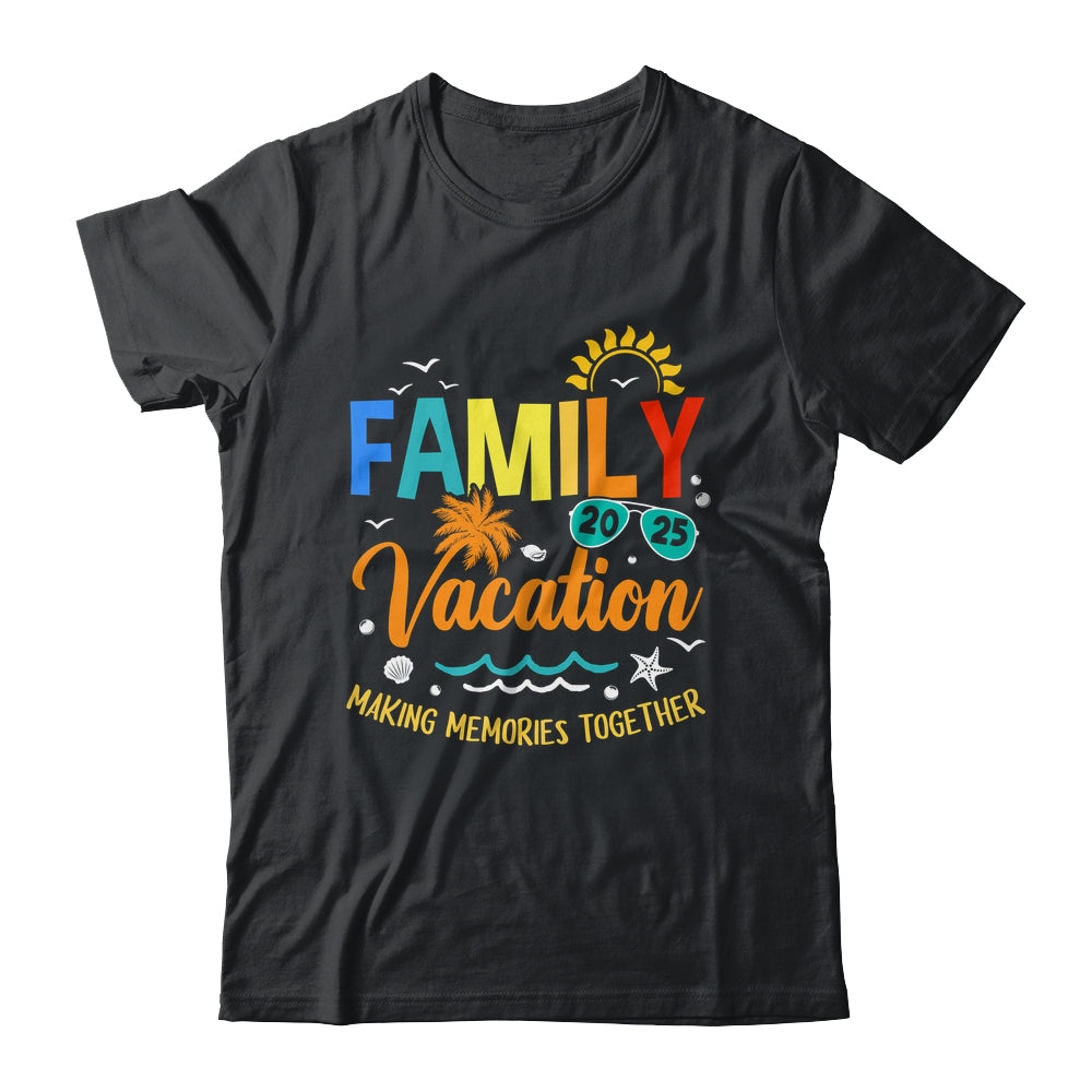 Family Vacation 2025 Making Memories Together Matching Summer Shirt & Tank Top | siriusteestore