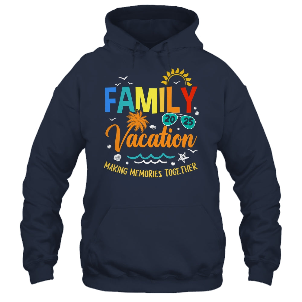 Family Vacation 2025 Making Memories Together Matching Summer Shirt & Tank Top | siriusteestore