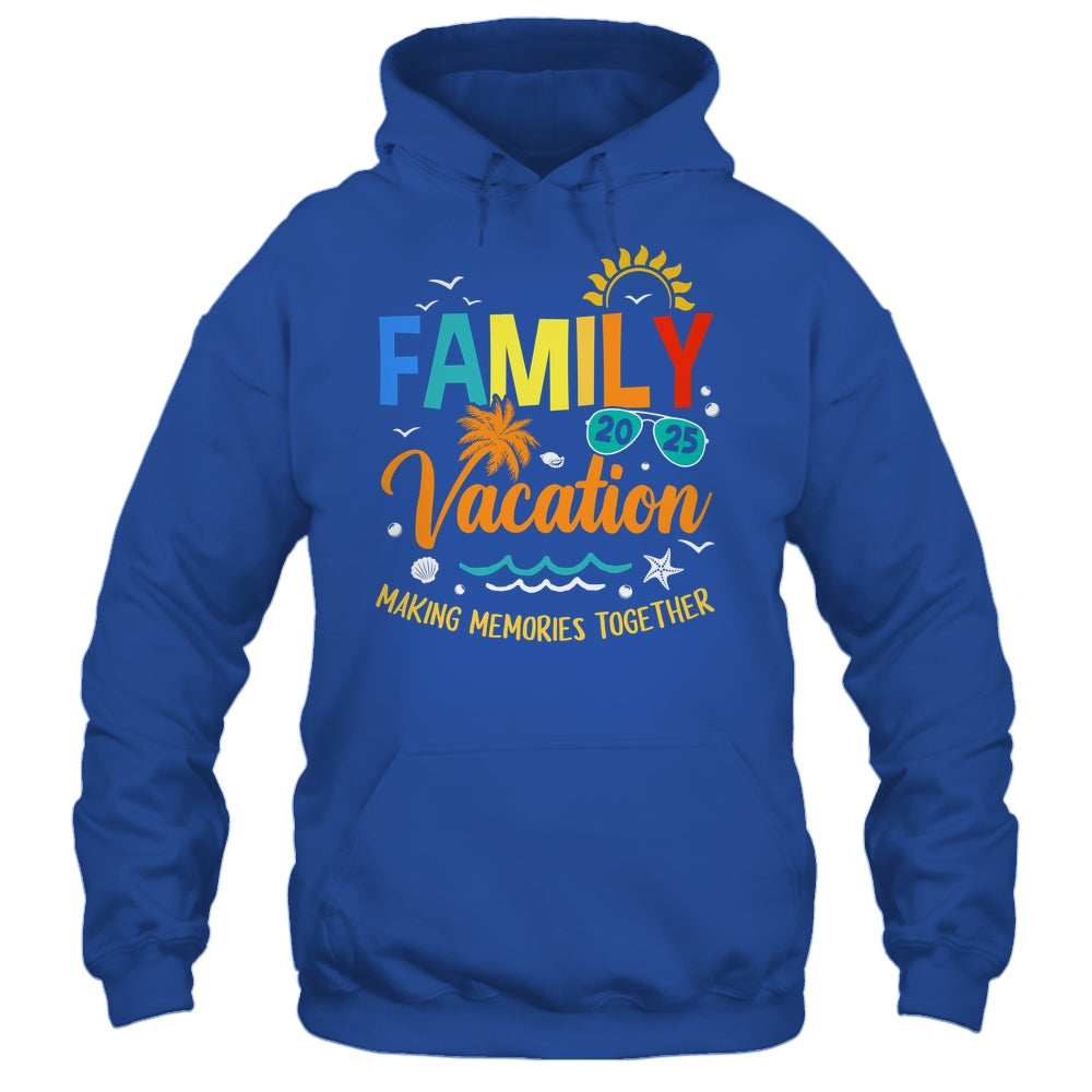 Family Vacation 2025 Making Memories Together Matching Summer Shirt & Tank Top | siriusteestore