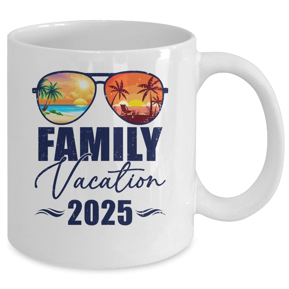 Family Vacation 2025 Making Memories Together Men Women Kids Mug | siriusteestore