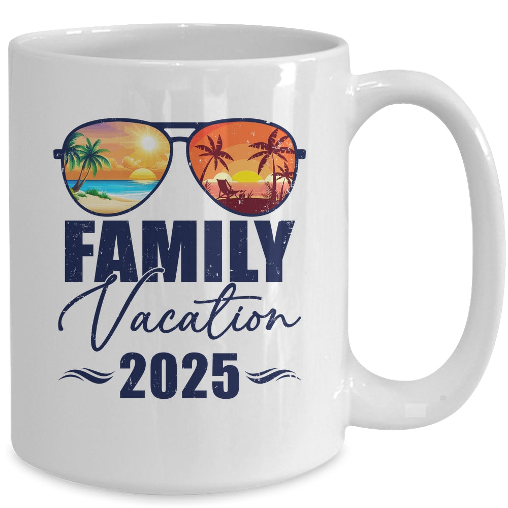 Family Vacation 2025 Making Memories Together Men Women Kids Mug | siriusteestore