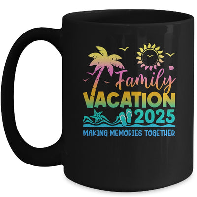 Family Vacation 2025 Making Memories Together Summer Family Mug | siriusteestore
