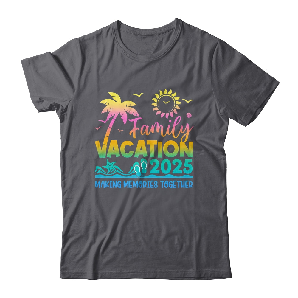 Family Vacation 2025 Making Memories Together Summer Family Shirt & Tank Top | siriusteestore