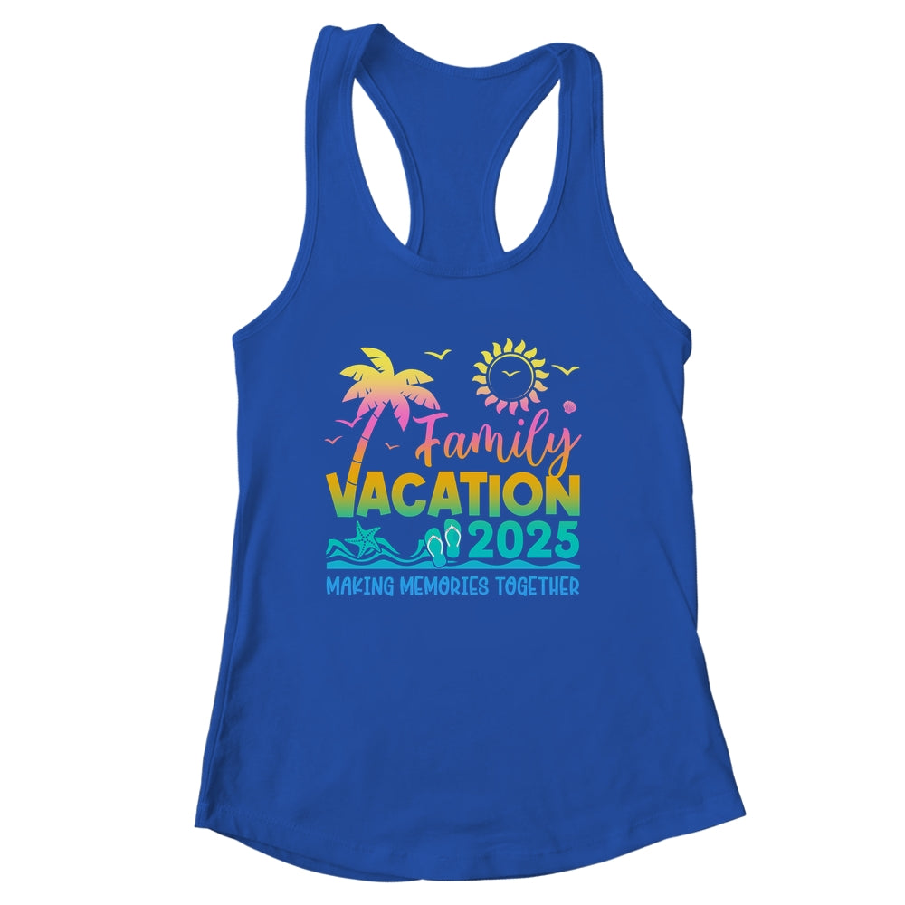 Family Vacation 2025 Making Memories Together Summer Family Shirt & Tank Top | siriusteestore