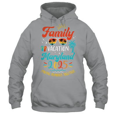 Family Vacation 2025 Maryland Matching Summer Vacation Shirt & Tank Top | siriusteestore