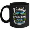 Family Vacation 2025 Matching Family Summer Vacation Beach Mug | siriusteestore