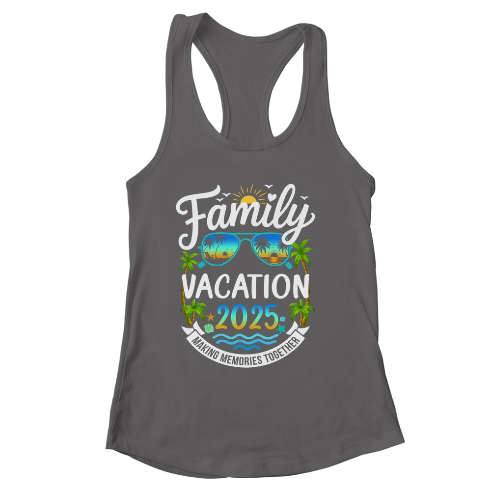 Family Vacation 2025 Matching Family Summer Vacation Beach Shirt & Tank Top | siriusteestore