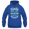 Family Vacation 2025 Matching Family Summer Vacation Beach Shirt & Tank Top | siriusteestore