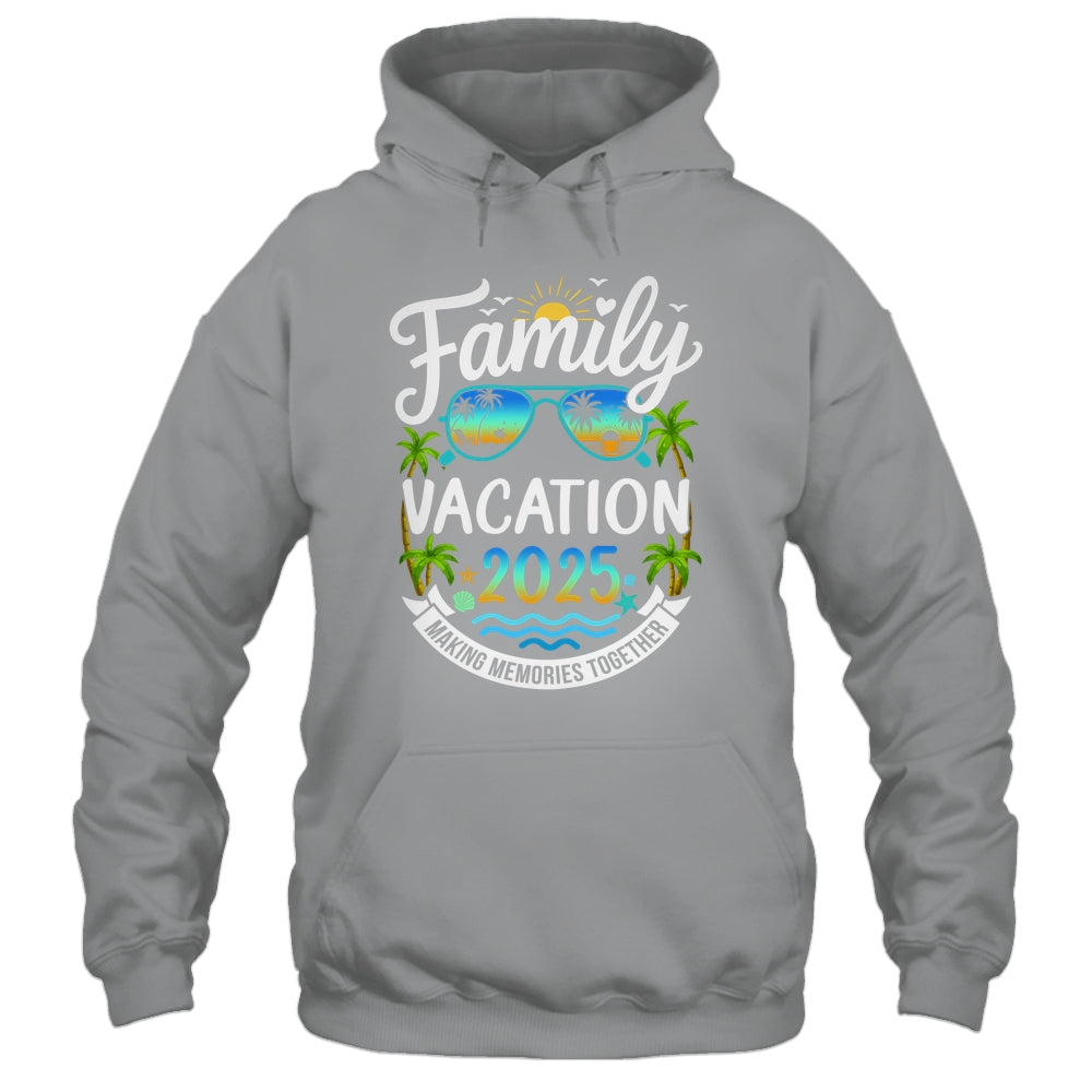 Family Vacation 2025 Matching Family Summer Vacation Beach Shirt & Tank Top | siriusteestore