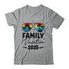 Family Vacation 2025 Matching Family Summer Vacation Shirt & Tank Top | siriusteestore