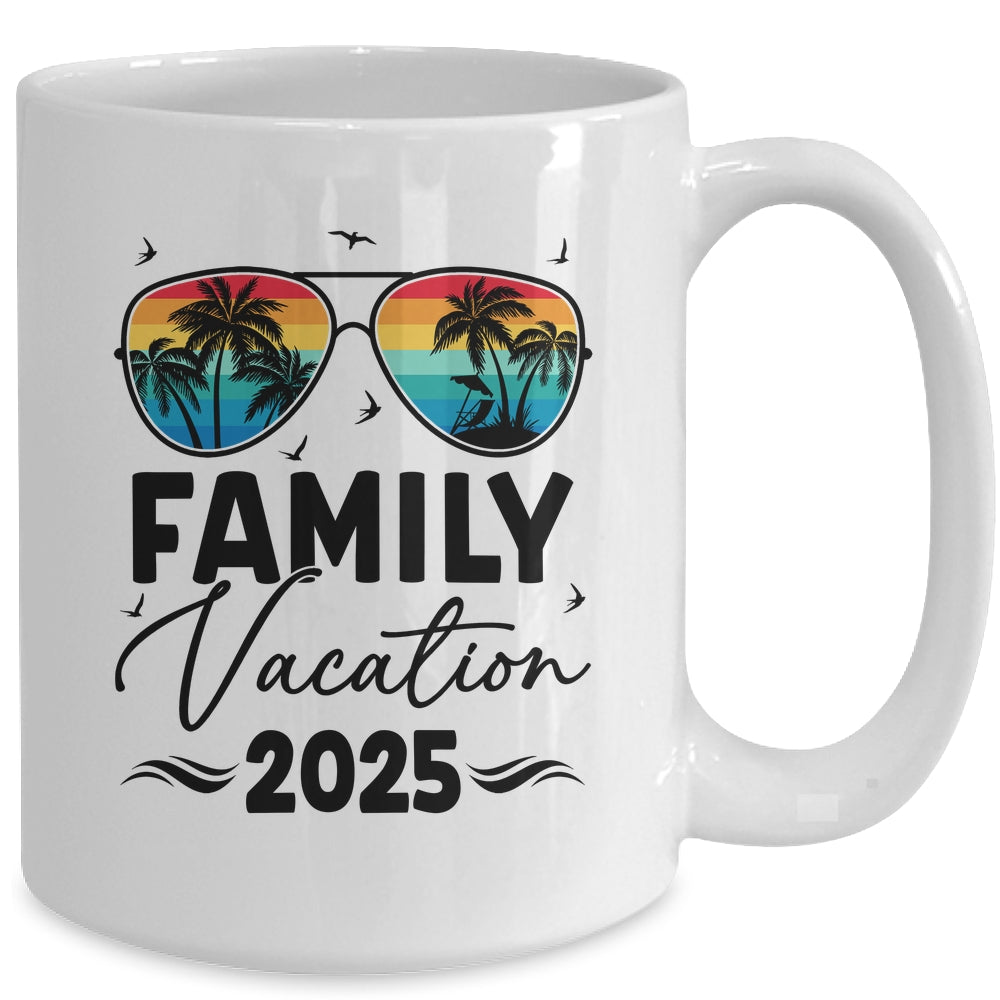 Family Vacation 2025 Matching Family Summer Vacation Mug | siriusteestore