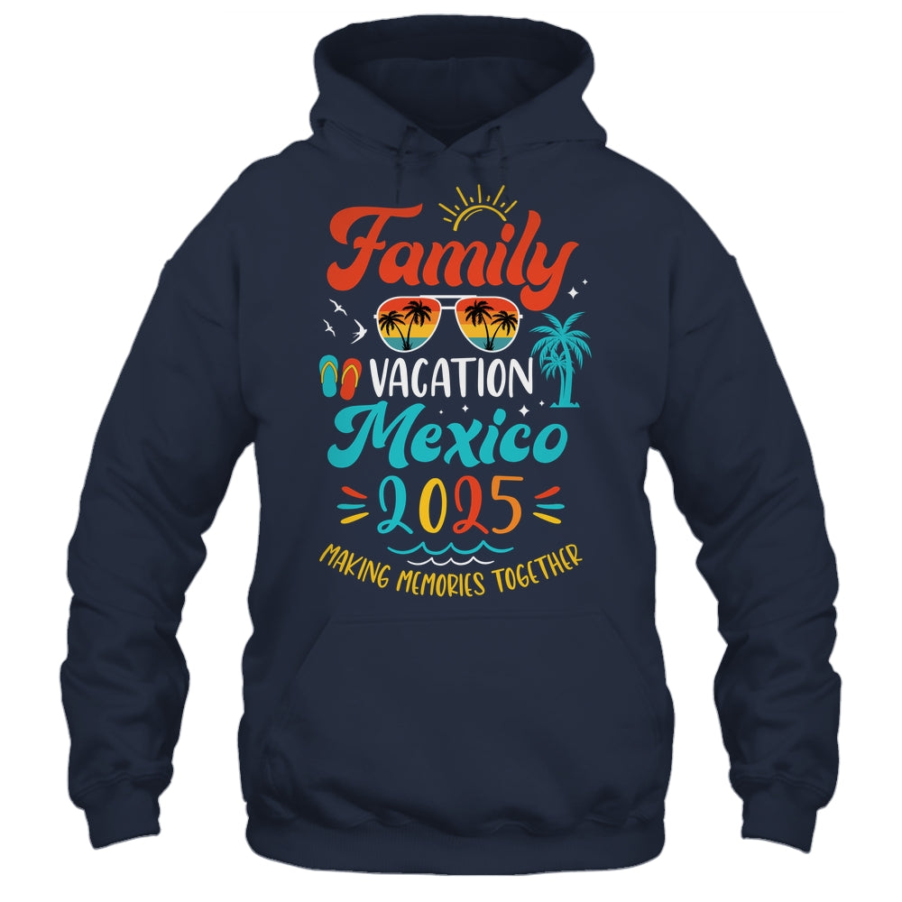 Family Vacation 2025 Mexico Matching Summer Vacation Shirt & Tank Top | siriusteestore